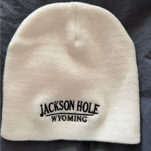 White Jackson Hole Beanie